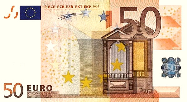 P 4P European Union 50 Euro Year 2002 (Duisenberg)